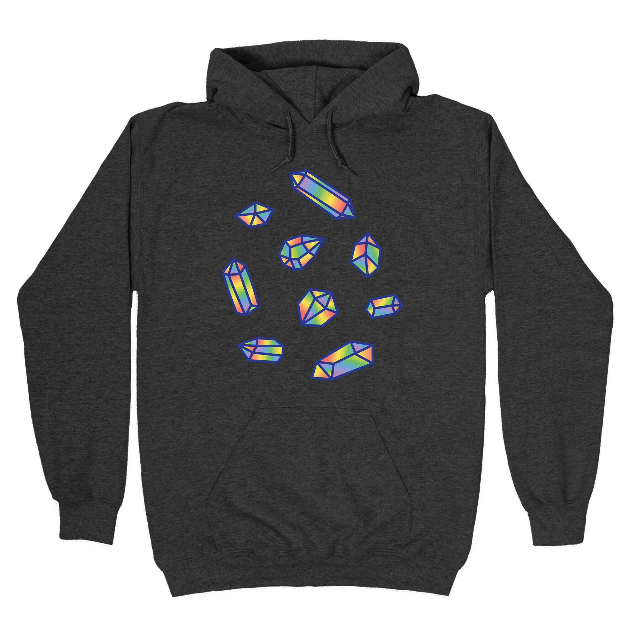 Rainbow Crystal Pattern Hoodie