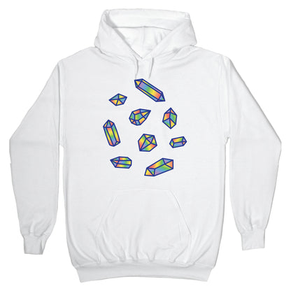 Rainbow Crystal Pattern Hoodie