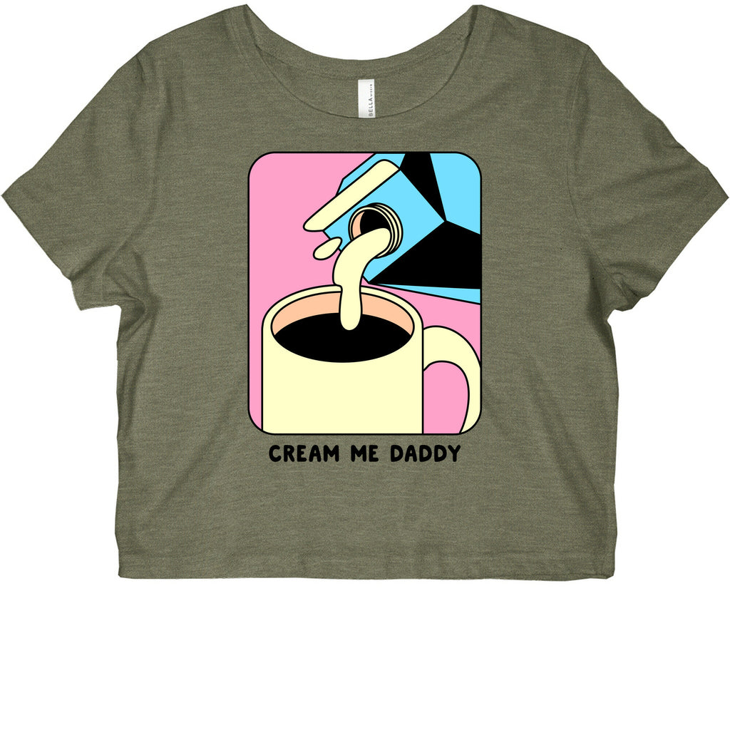 Cream Me Daddy (Coffee) Graphic Baby Tee
