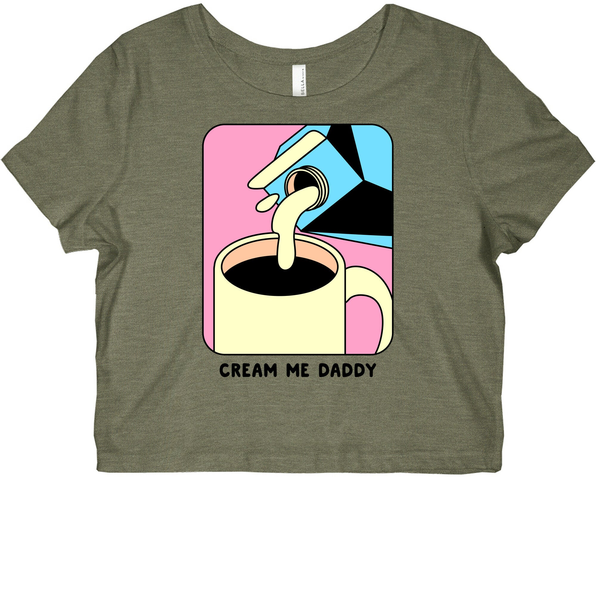 Cream Me Daddy (Coffee) Graphic Baby Tee