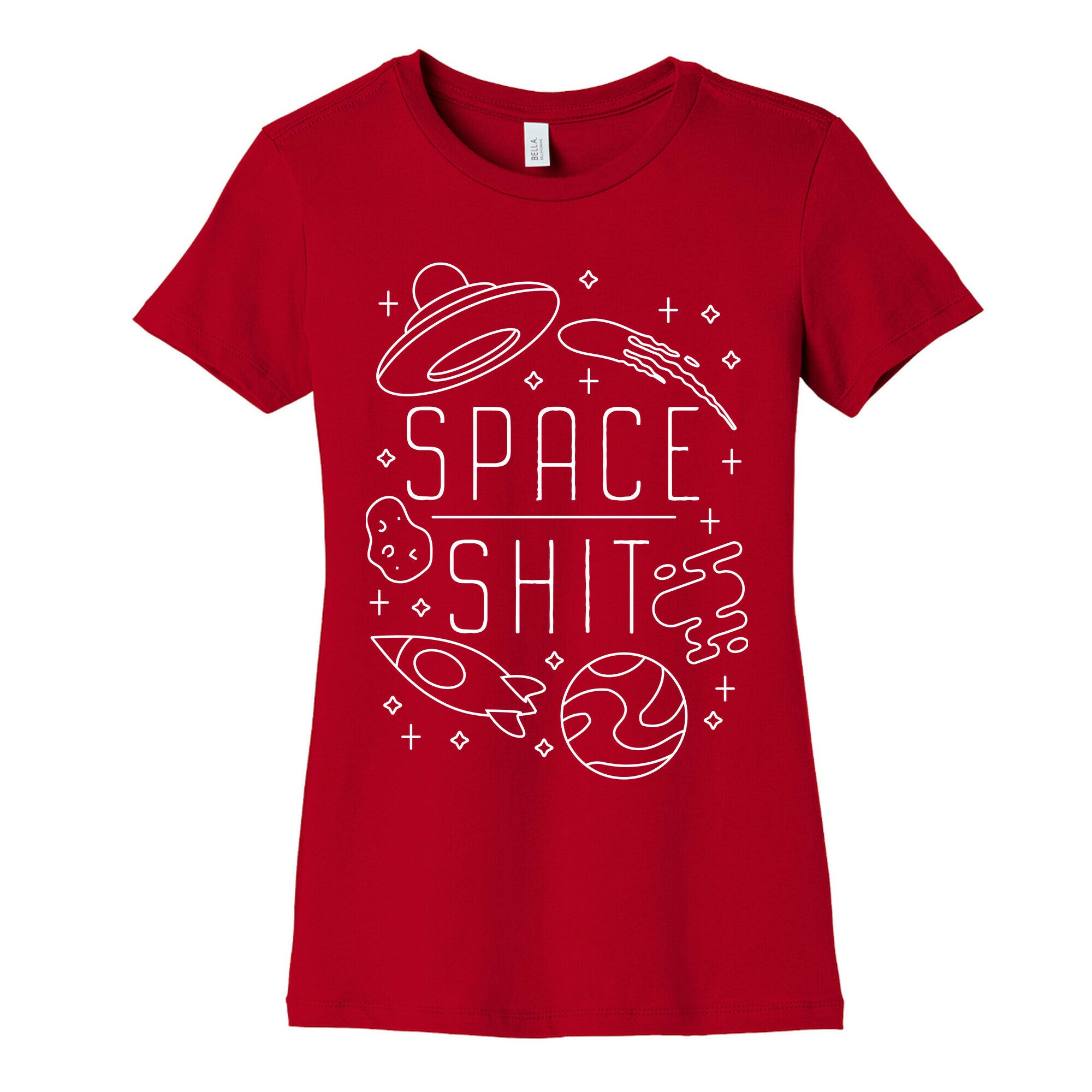 Space Shit Women's Cotton Tee