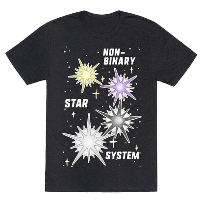 Non-Binary Star System Unisex Triblend Tee