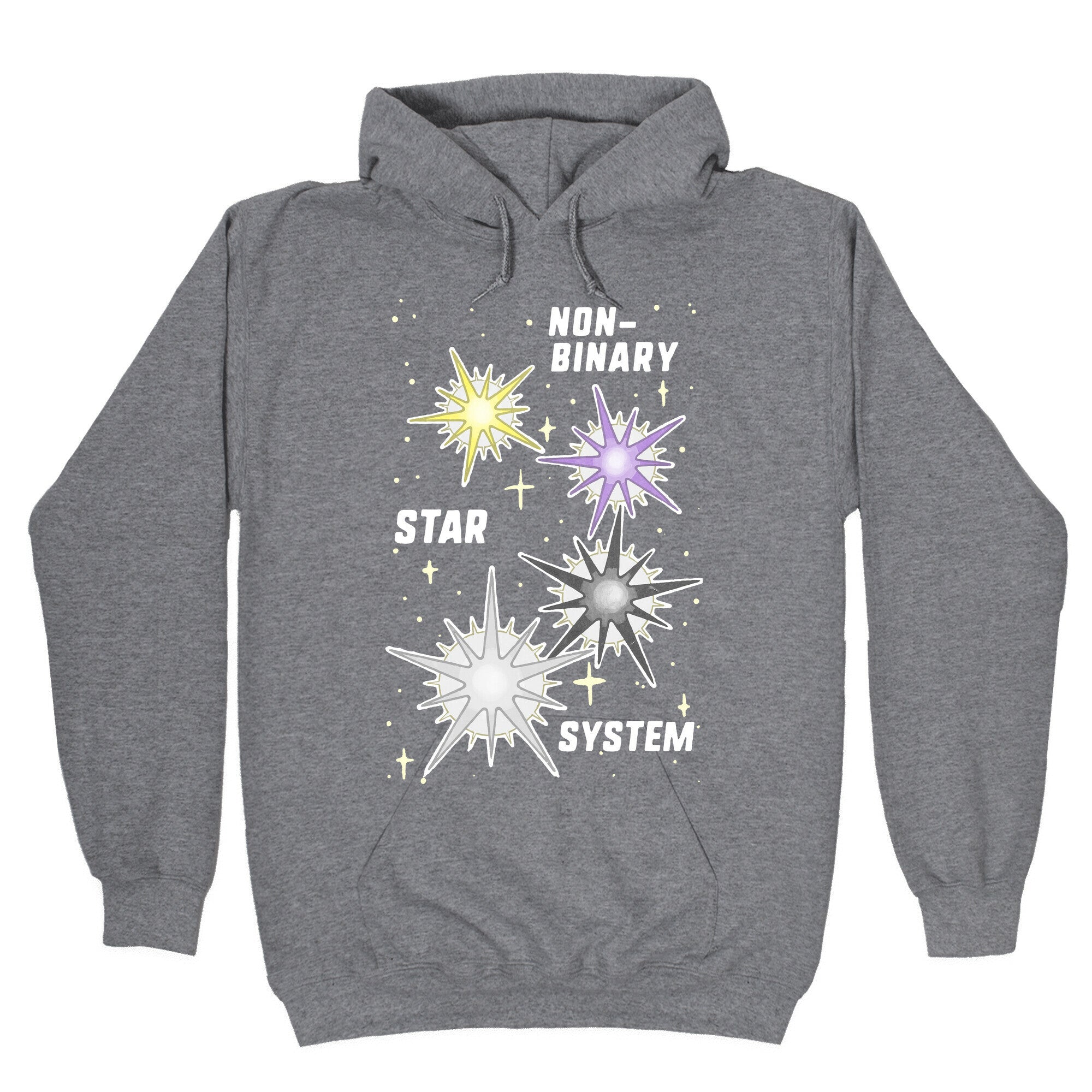 Non-Binary Star System Hoodie