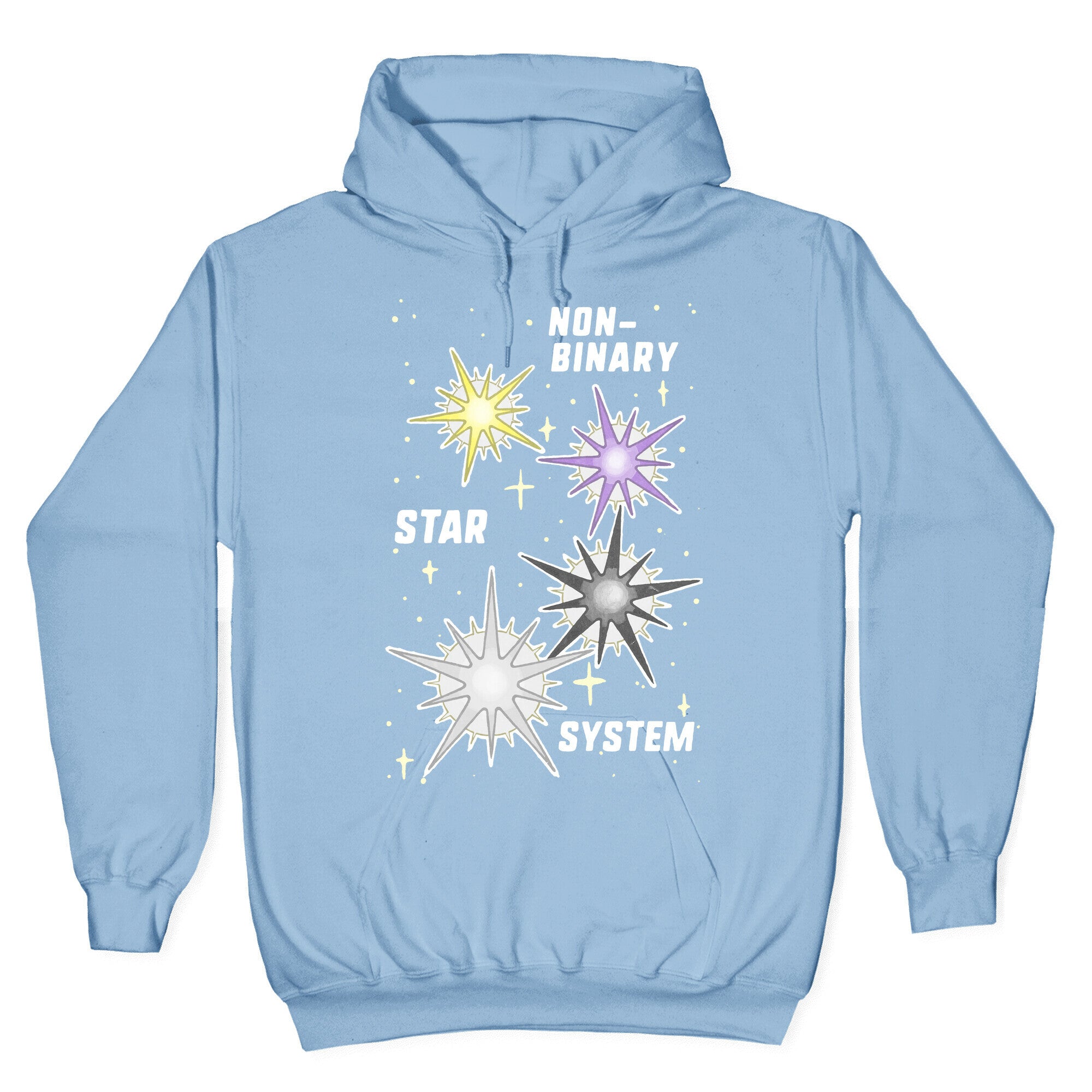 Non-Binary Star System Hoodie