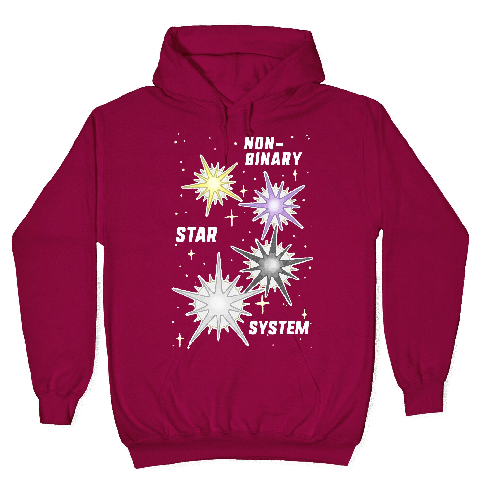 Non-Binary Star System Hoodie