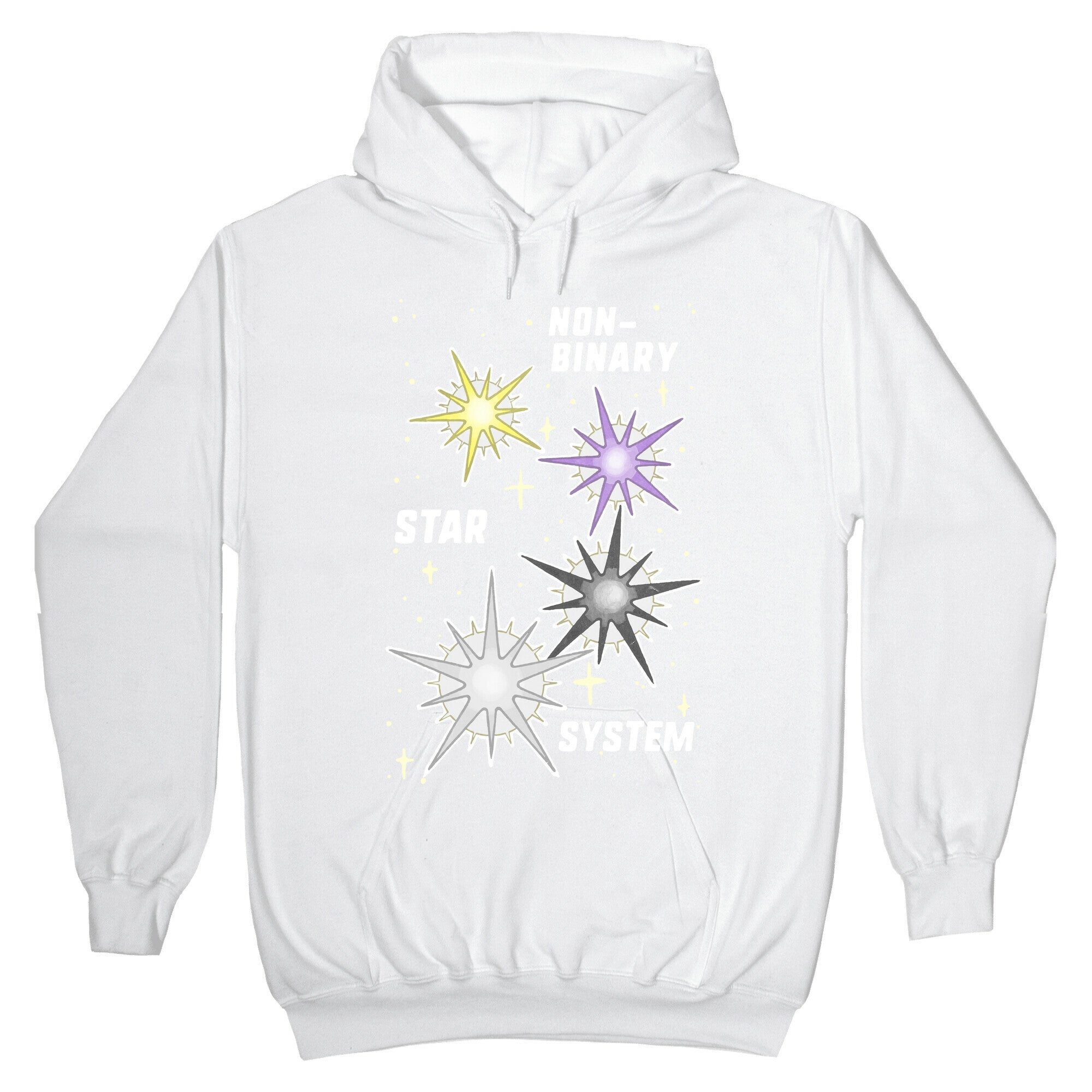 Non-Binary Star System Hoodie