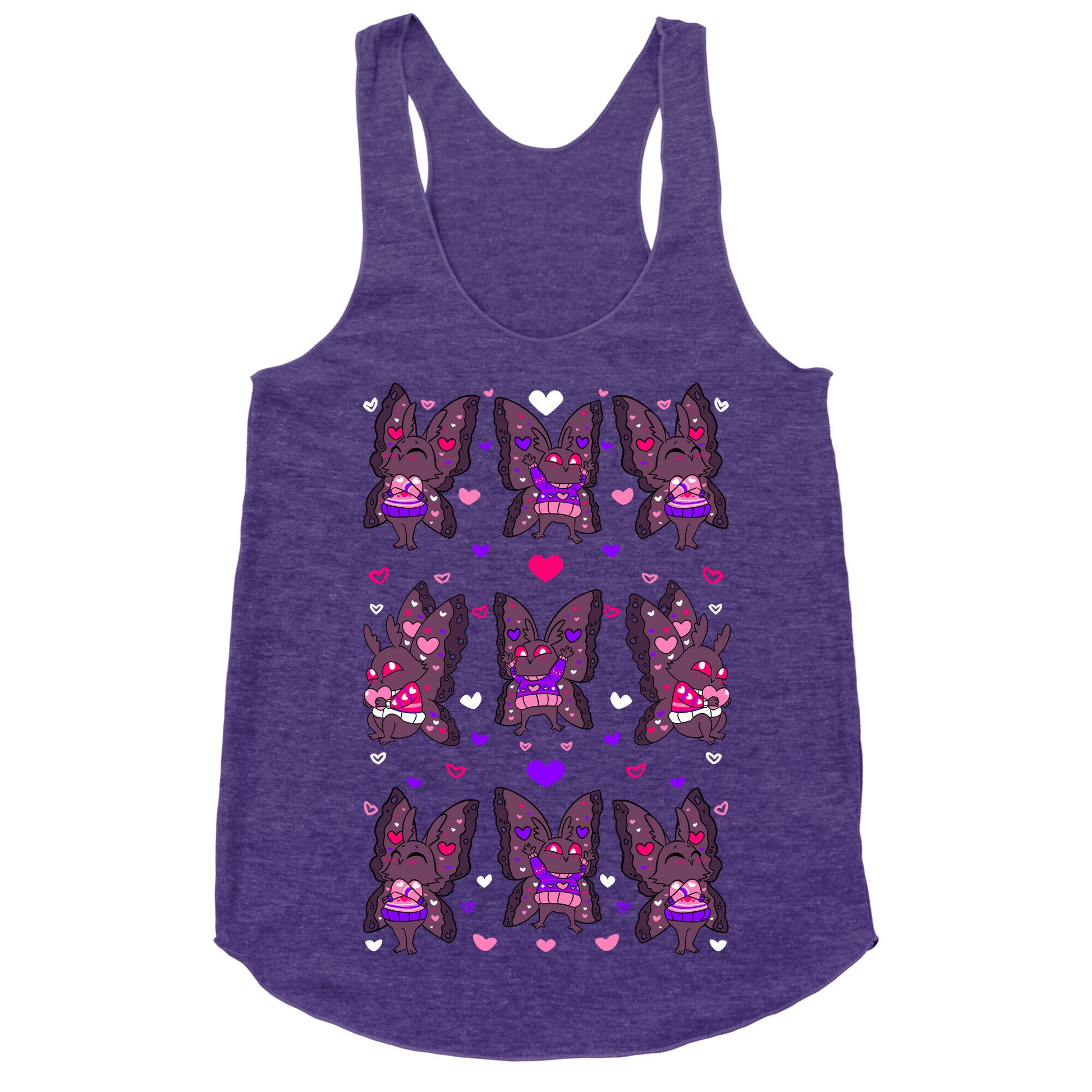 Mothman Love Tee Racerback Tank