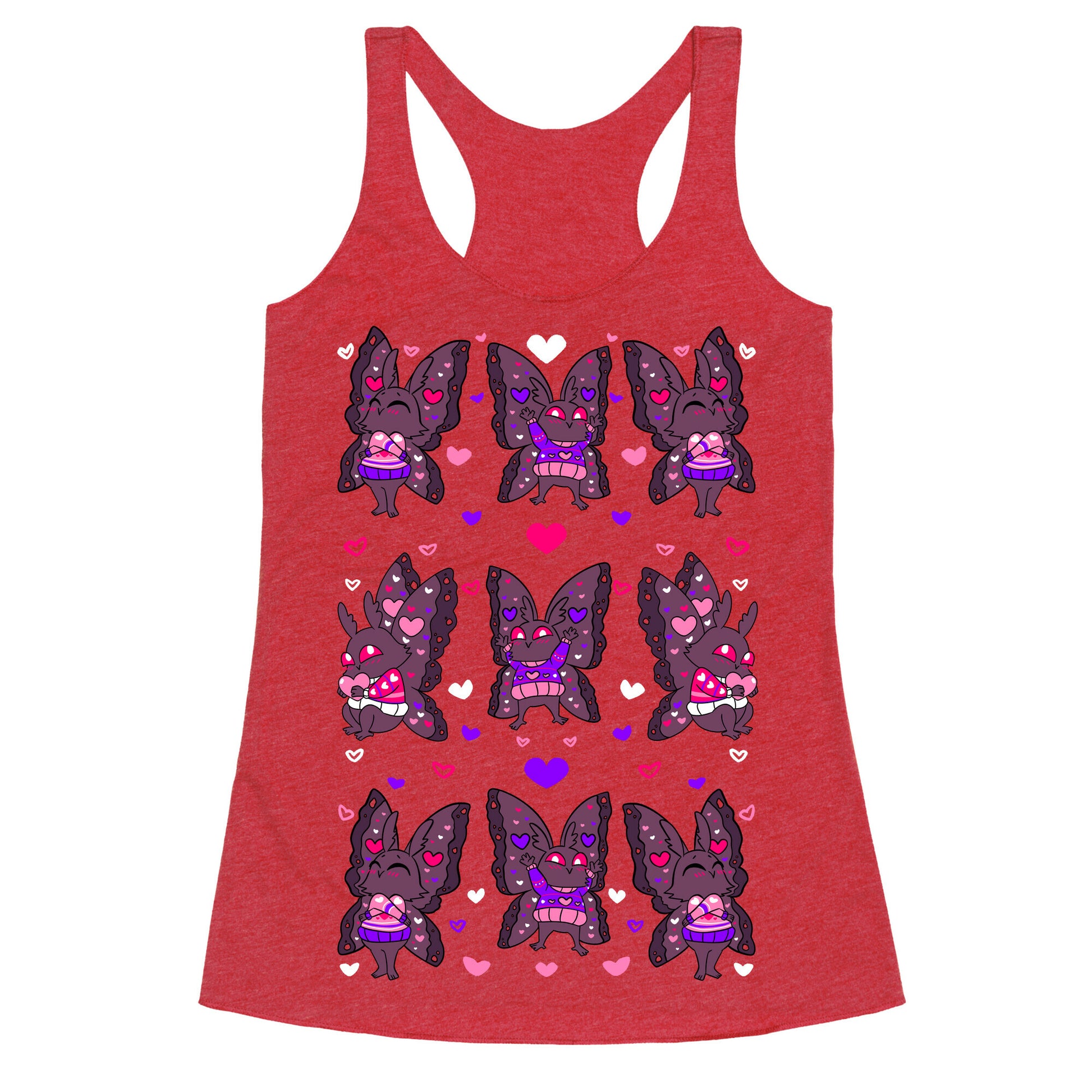 Mothman Love Tee Racerback Tank