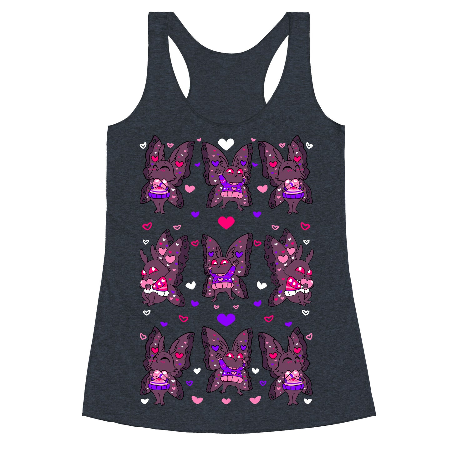 Mothman Love Tee Racerback Tank