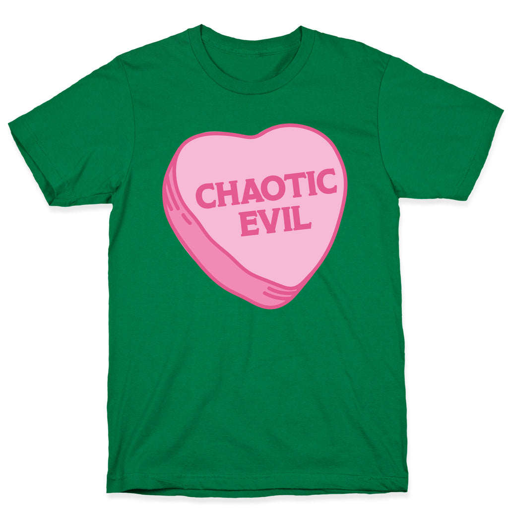 Chaotic Evil Candy Heart T-Shirt