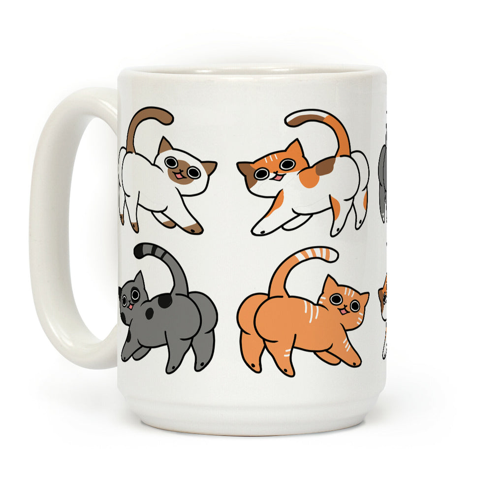 Cats With Buttcheeks Coffee Mug
