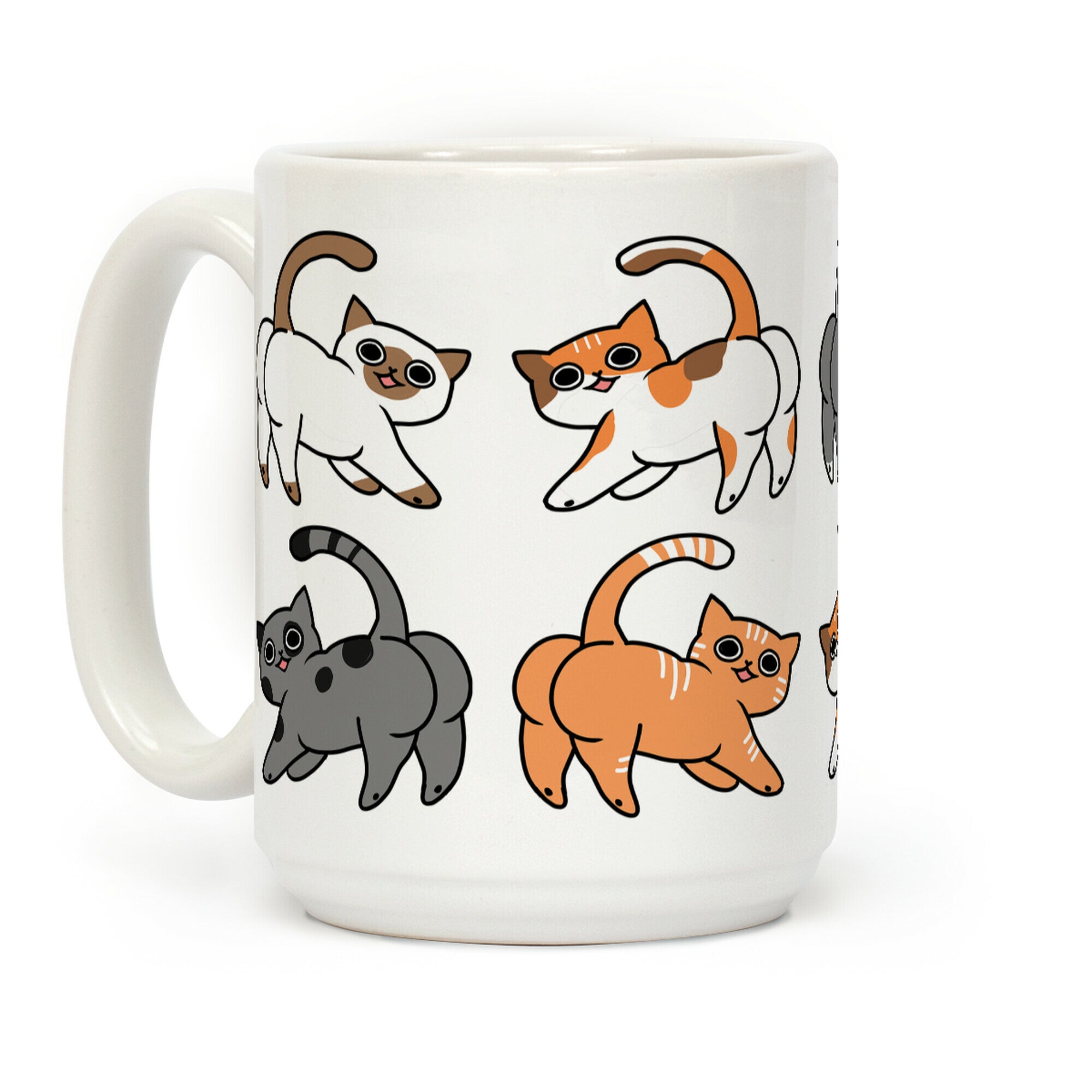 Cats With Buttcheeks Coffee Mug