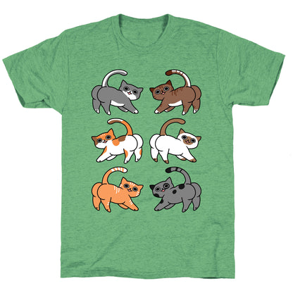 Cats With Buttcheeks Unisex Triblend Tee