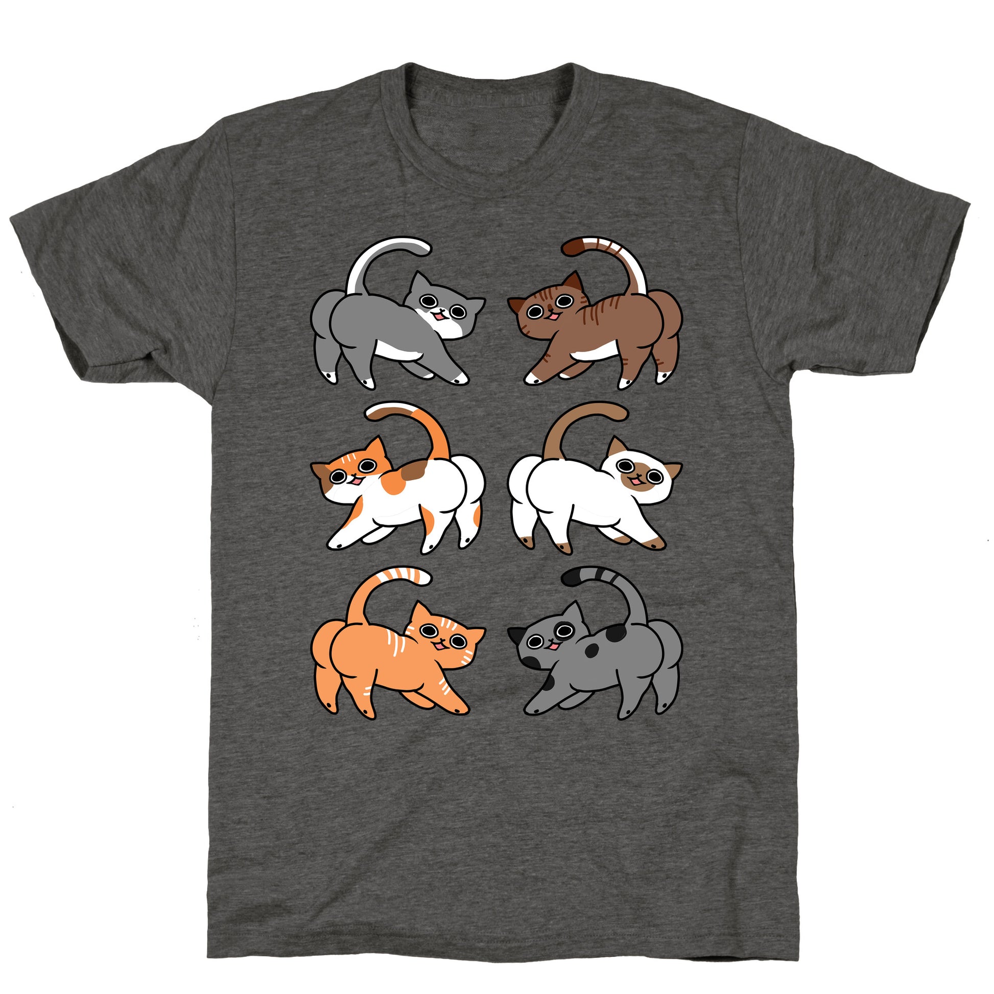 Cats With Buttcheeks Unisex Triblend Tee