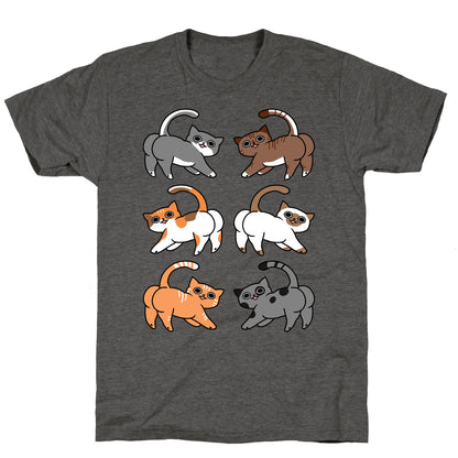 Cats With Buttcheeks Unisex Triblend Tee
