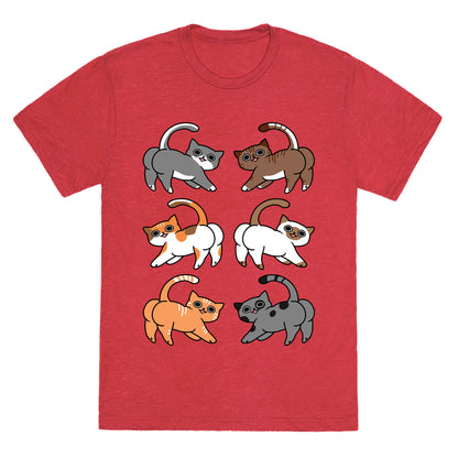 Cats With Buttcheeks Unisex Triblend Tee