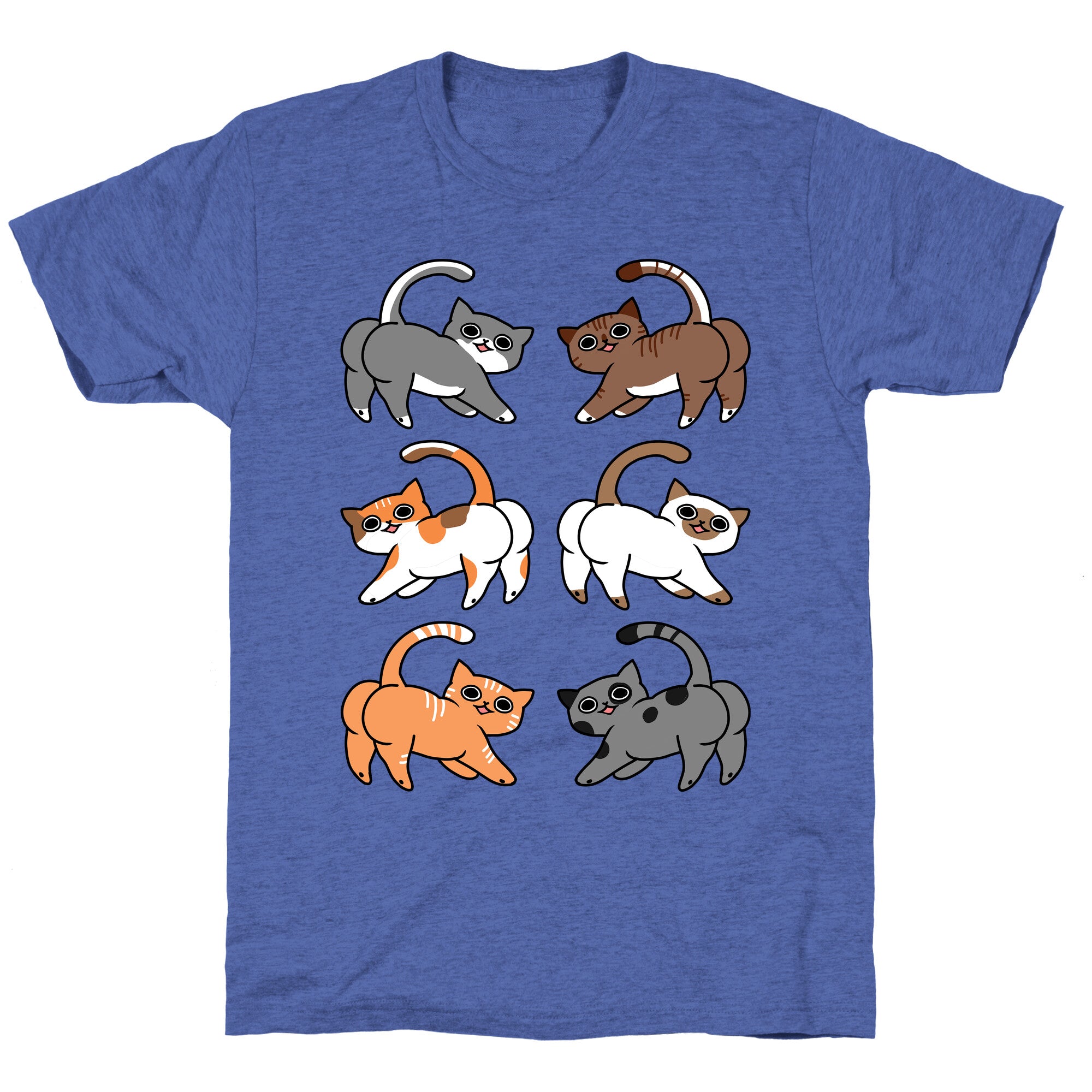 Cats With Buttcheeks Unisex Triblend Tee