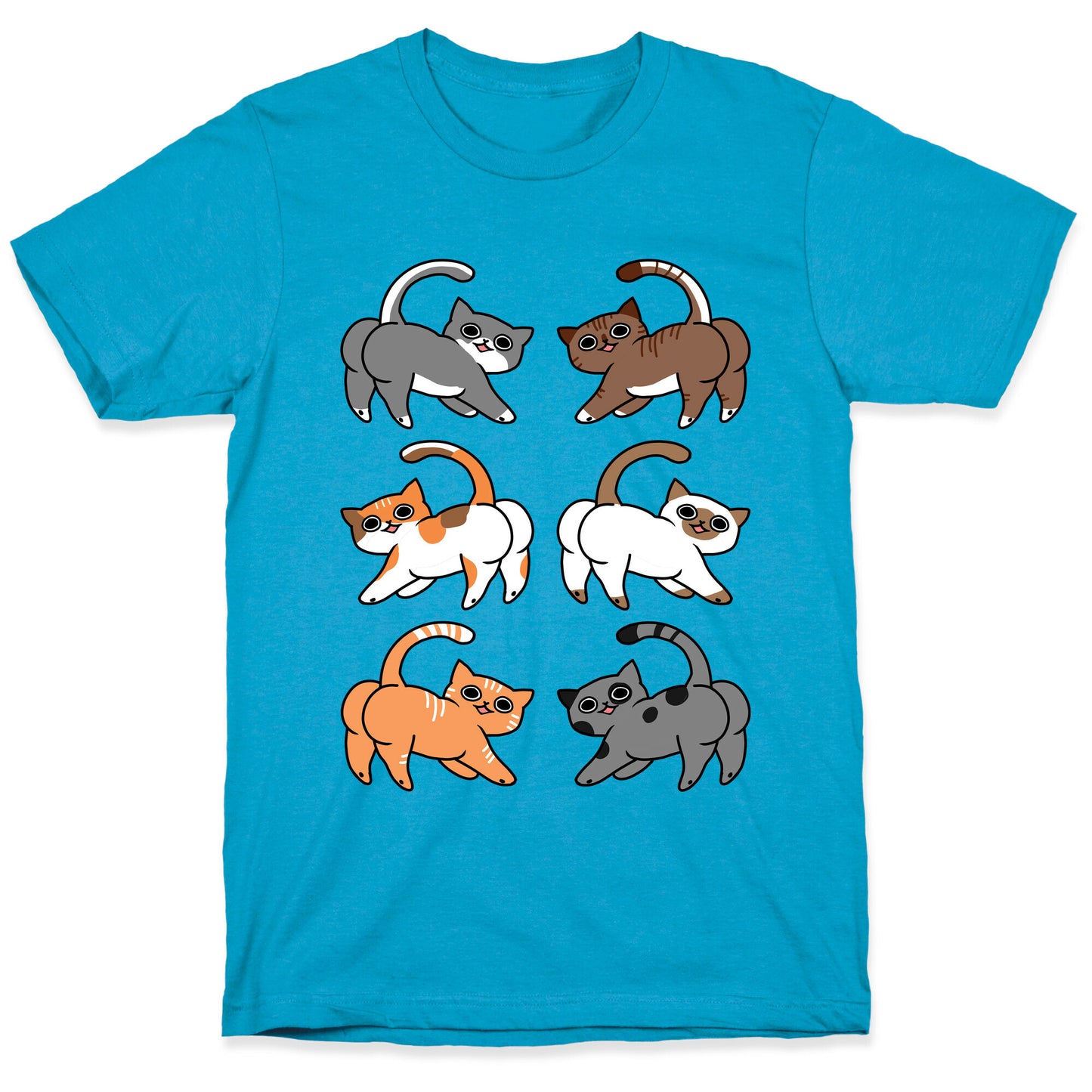 Cats With Buttcheeks Unisex Triblend Tee