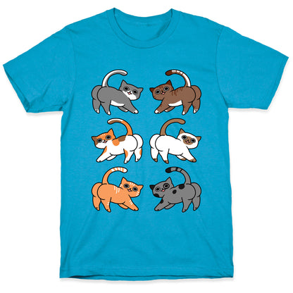 Cats With Buttcheeks Unisex Triblend Tee