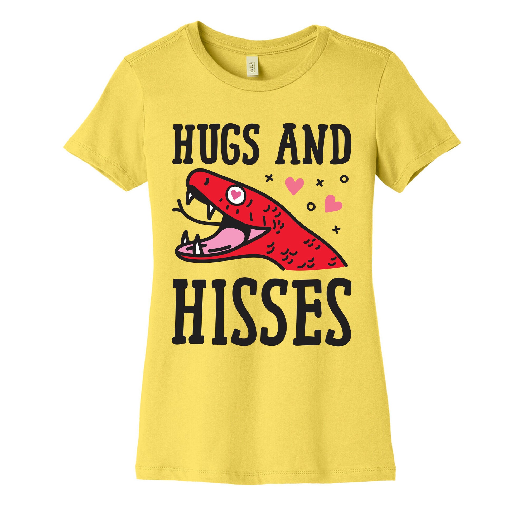 Hugs And Hisses Snake Women's Cotton Tee