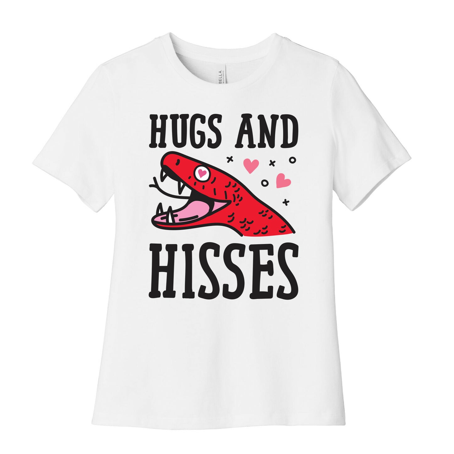 Hugs And Hisses Snake Women's Cotton Tee