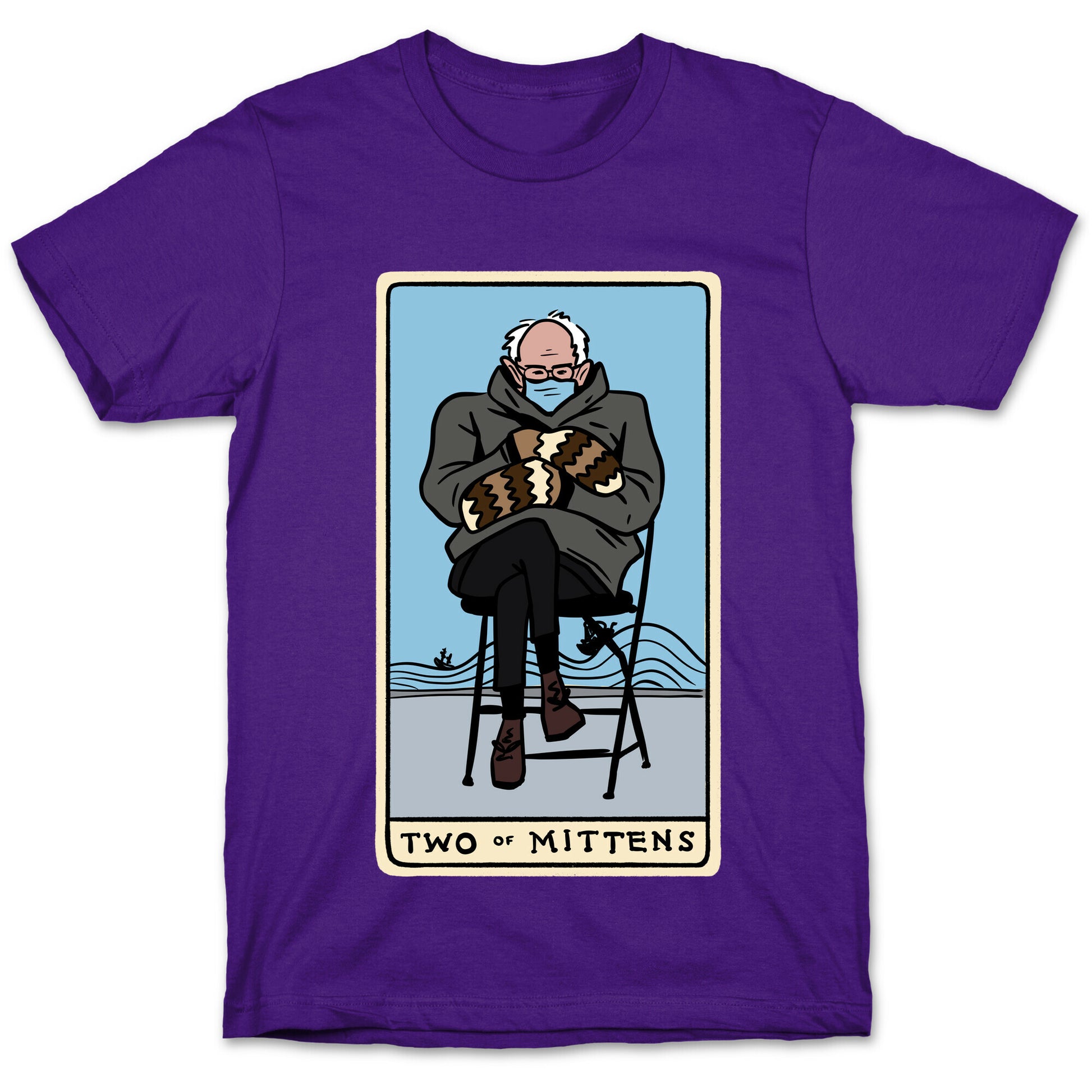 Two of Mittens (Bernie Tarot Parody) T-Shirt