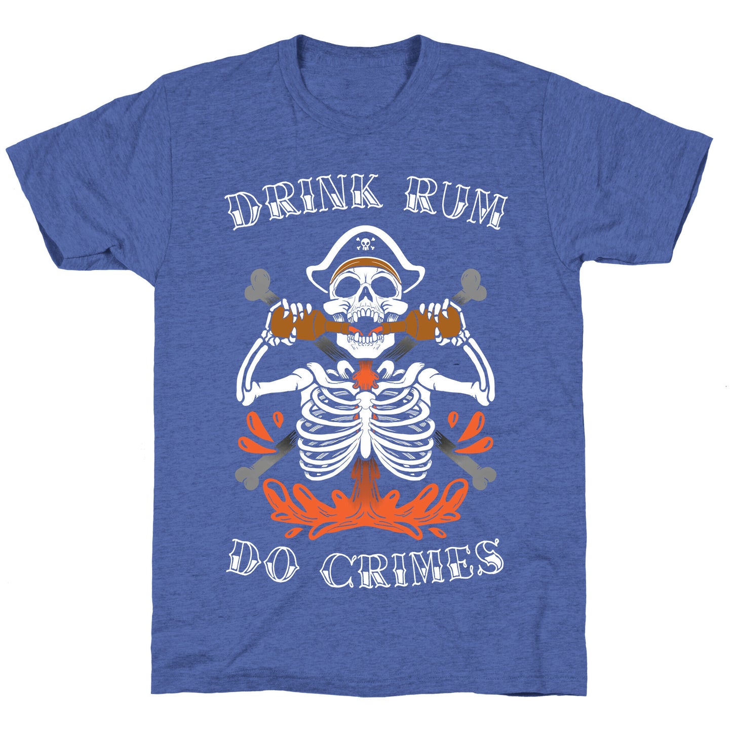 Drink Rum Do Crimes Unisex Triblend Tee