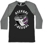 Asexual T-Rexual Baseball Tee