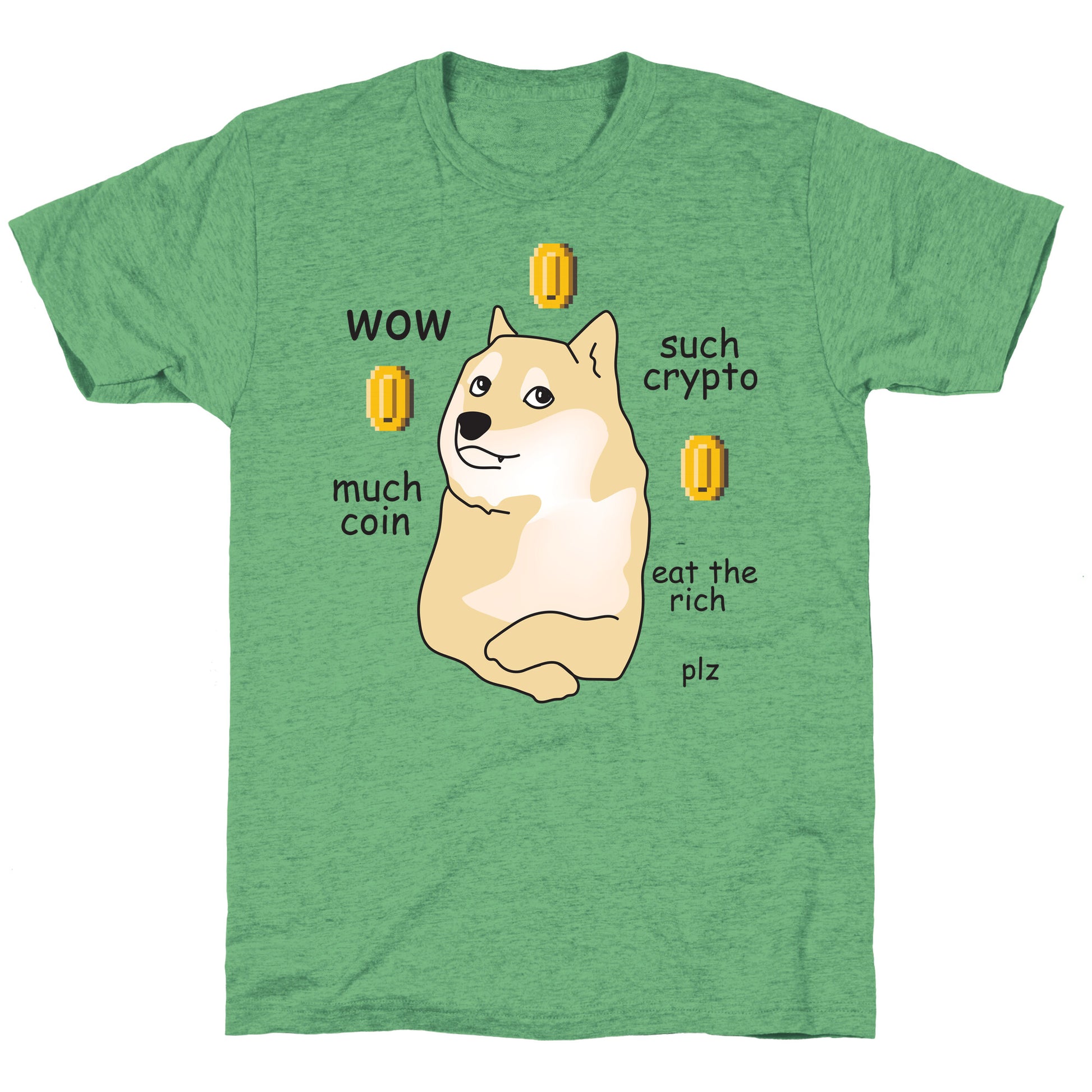 DogeCoin Parody Unisex Triblend Tee
