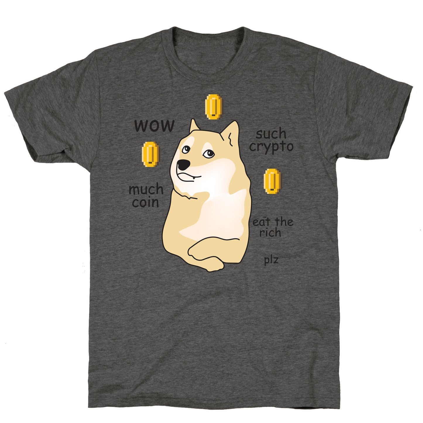 DogeCoin Parody Unisex Triblend Tee