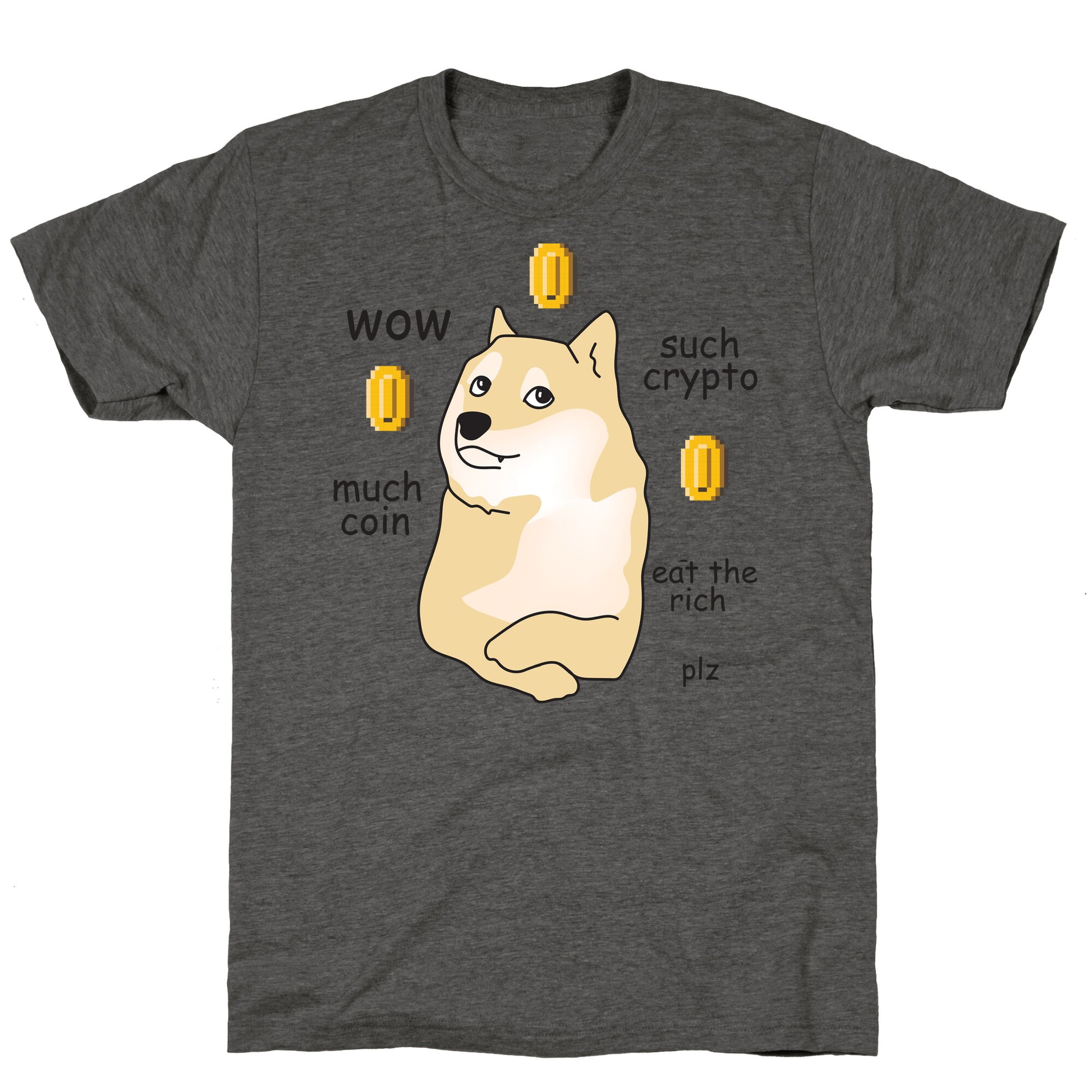 DogeCoin Parody Unisex Triblend Tee