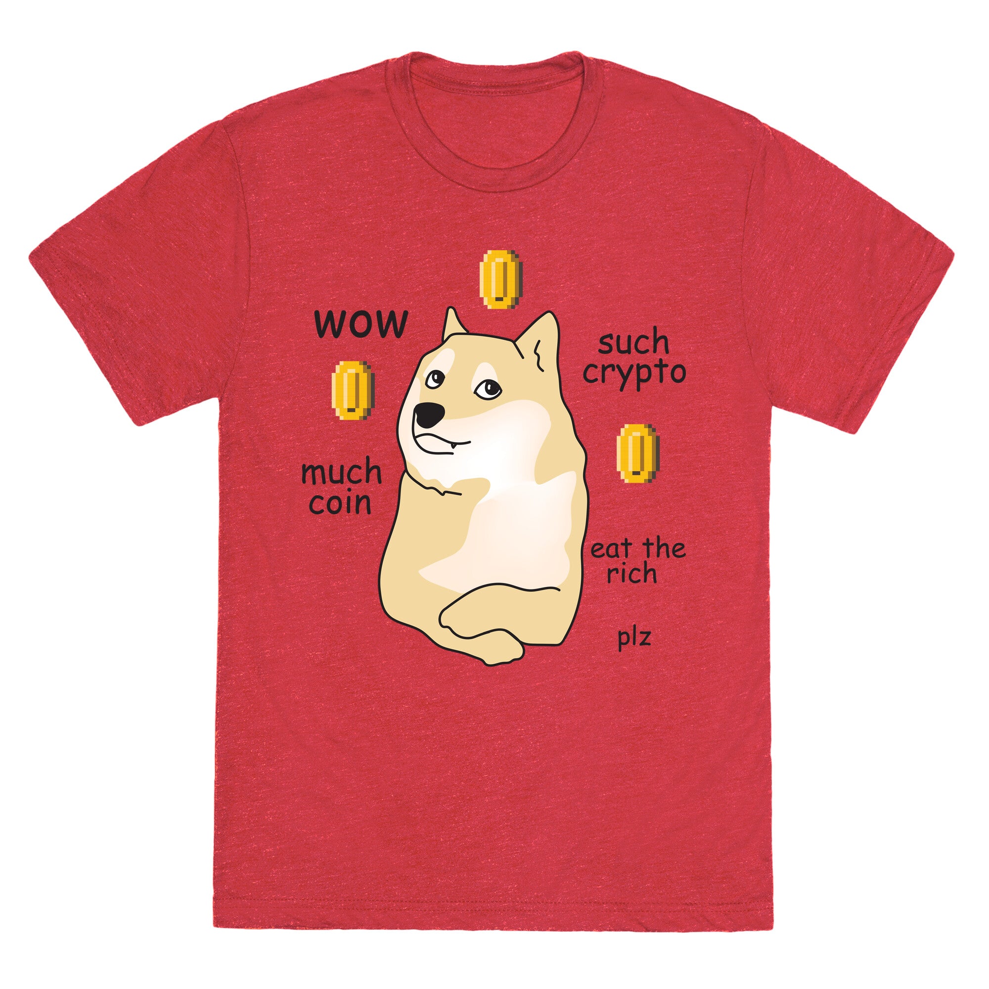DogeCoin Parody Unisex Triblend Tee