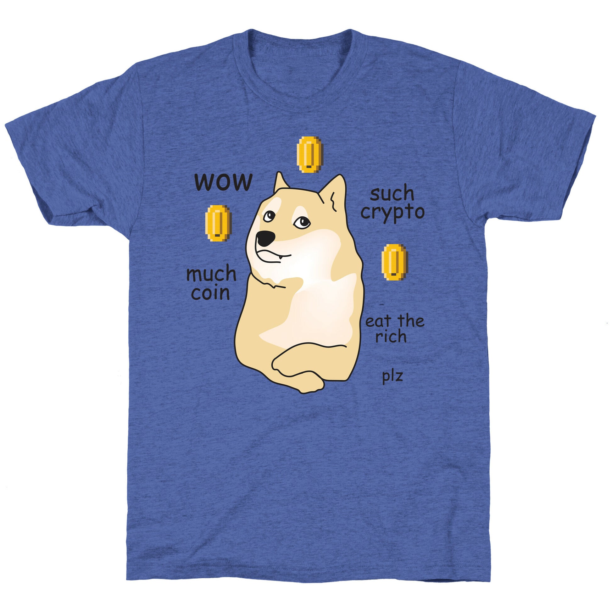 DogeCoin Parody Unisex Triblend Tee