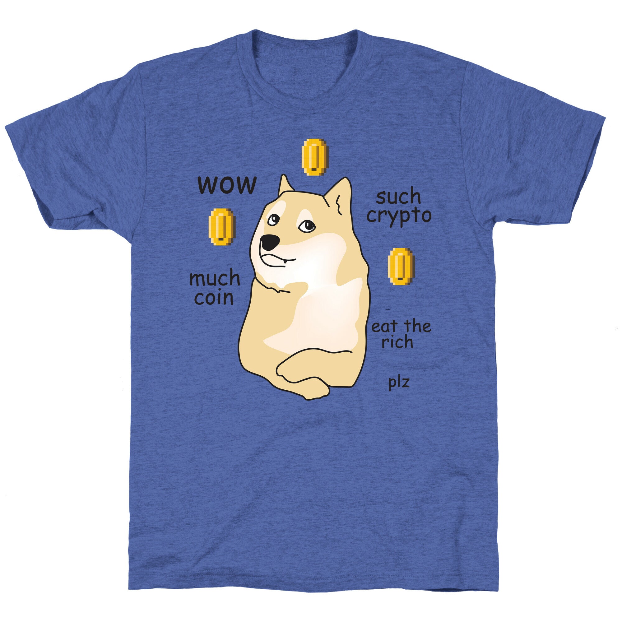 DogeCoin Parody Unisex Triblend Tee