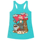 Captain Hedgie's Salty Crew Racerback Tank