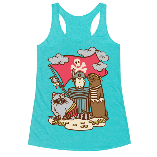 Captain Hedgie's Salty Crew Racerback Tank