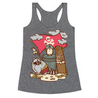 Captain Hedgie's Salty Crew Racerback Tank