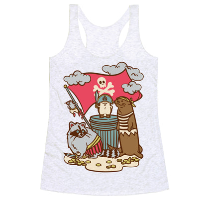 Captain Hedgie's Salty Crew Racerback Tank