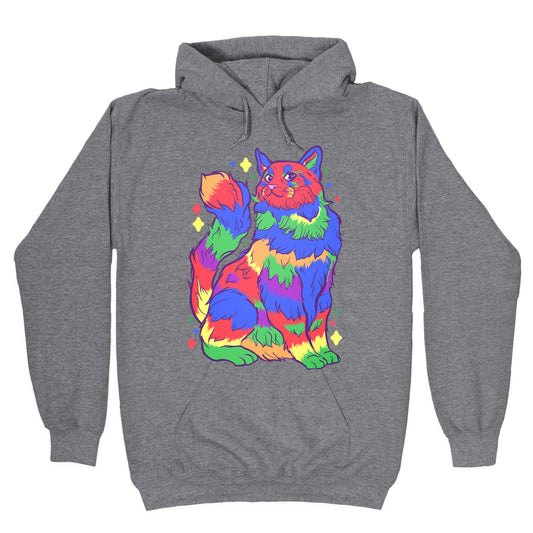 Gay Pride Cat Hoodie