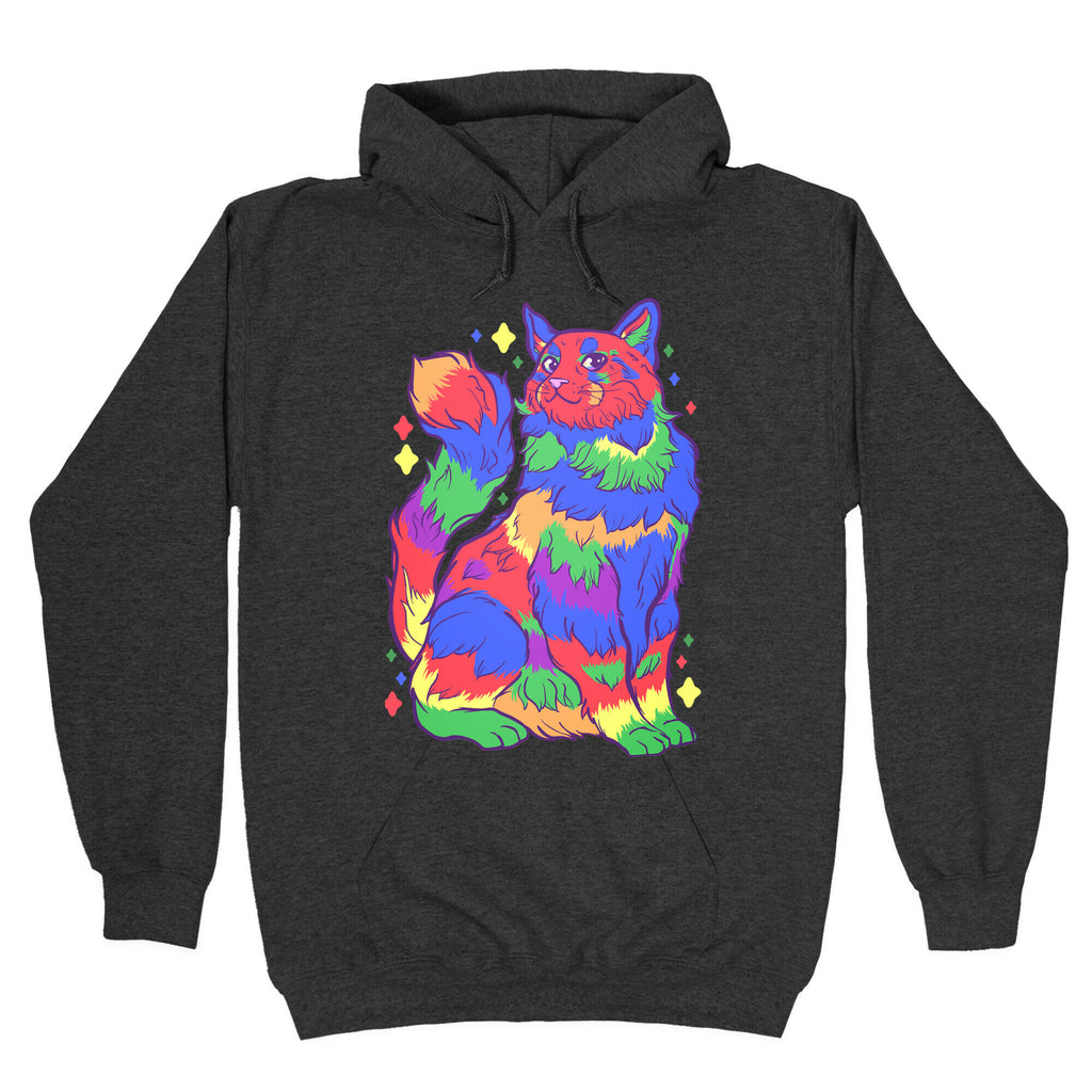 Gay Pride Cat Hoodie