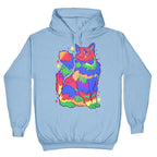 Gay Pride Cat Hoodie