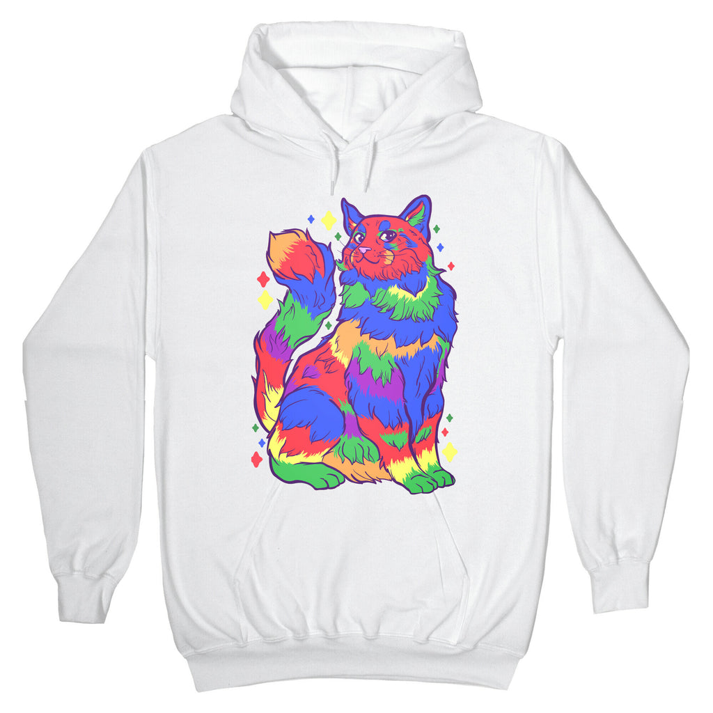 Gay Pride Cat Hoodie