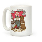 Captain Hedgie's Salty Crew White Print Coffee Mug