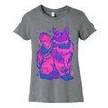Bisexual Pride Cat Women's Cotton Tee