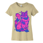 Bisexual Pride Cat Women's Cotton Tee