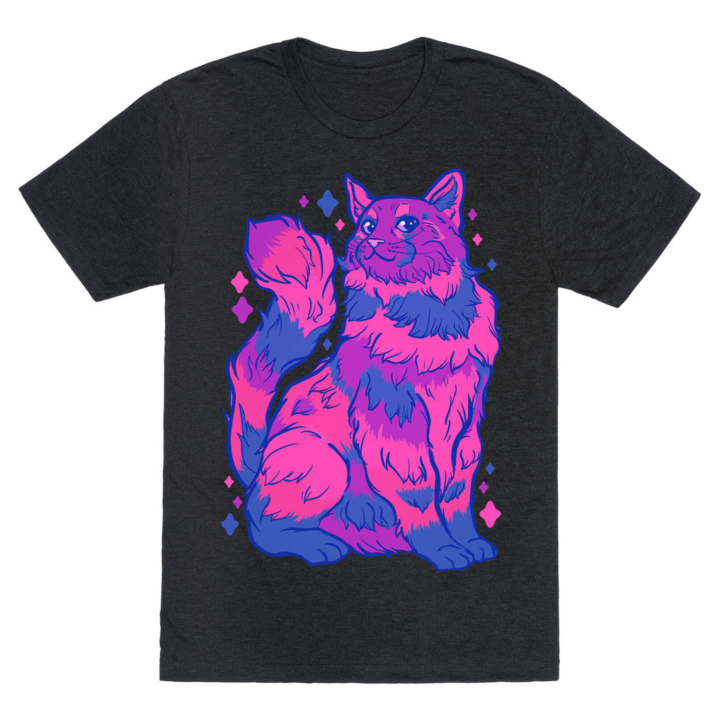 Bisexual Pride Cat Unisex Triblend Tee