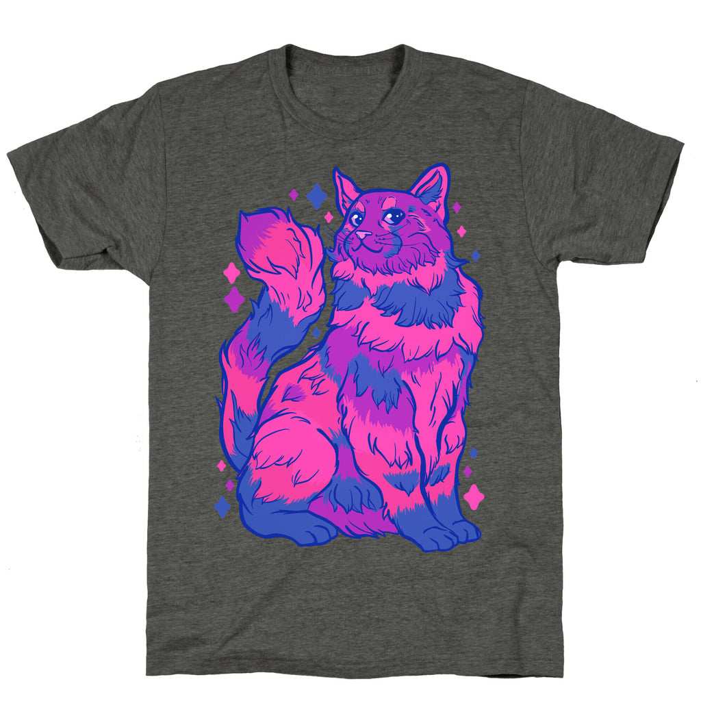 Bisexual Pride Cat Unisex Triblend Tee