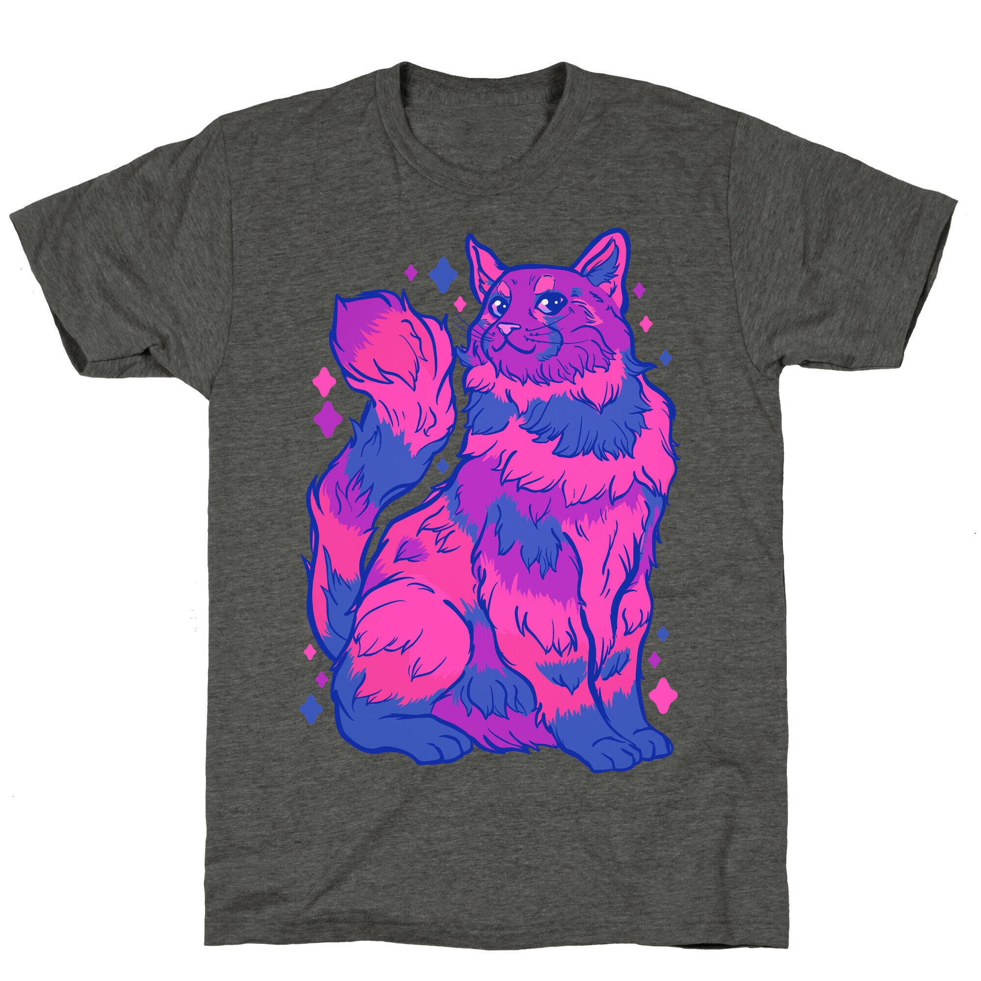 Bisexual Pride Cat Unisex Triblend Tee