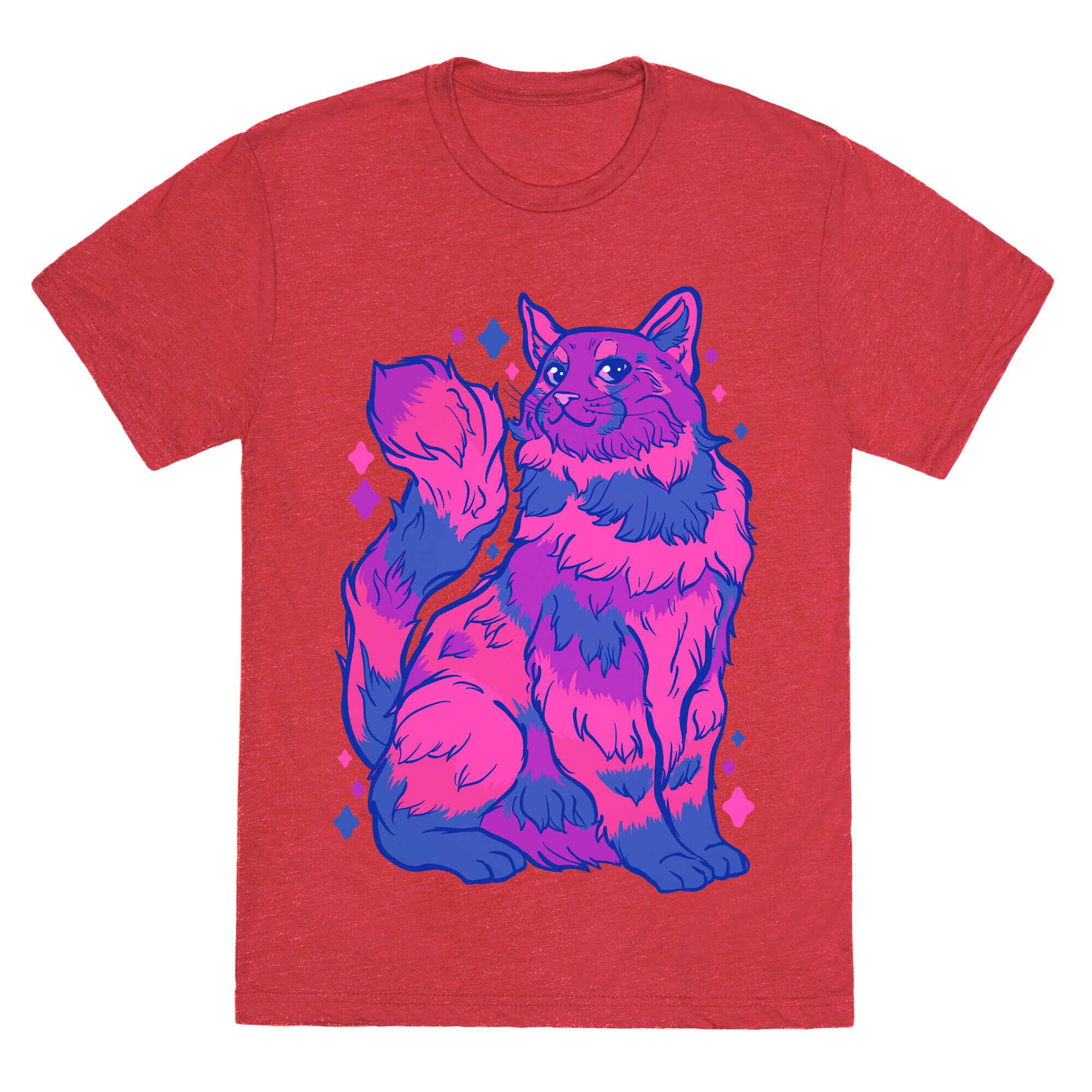 Bisexual Pride Cat Unisex Triblend Tee