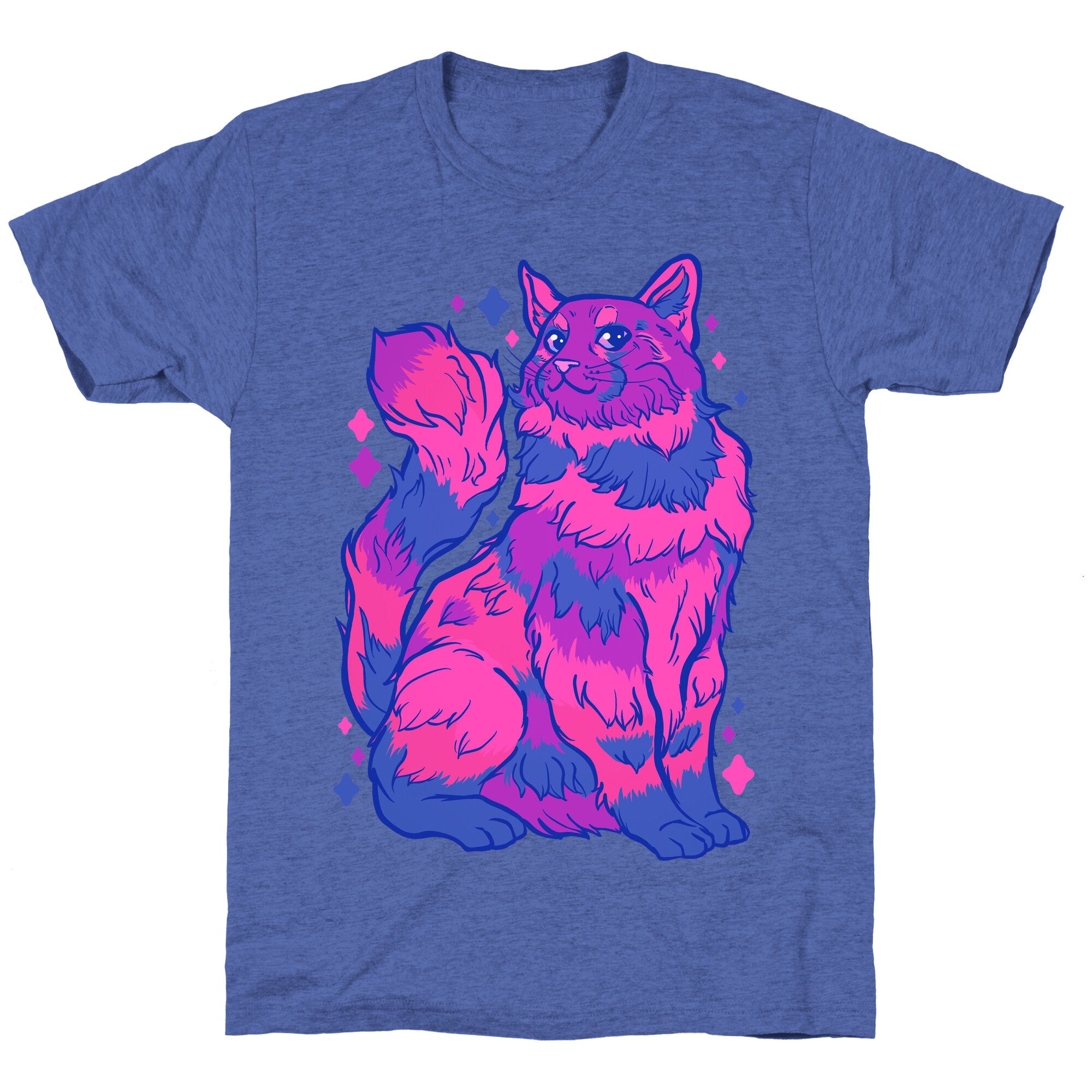Bisexual Pride Cat Unisex Triblend Tee